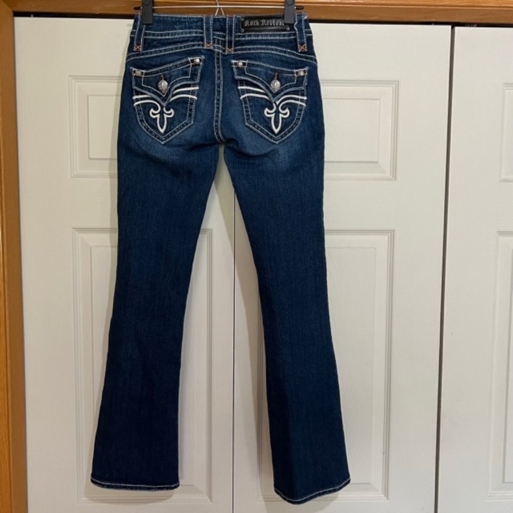 Rock Revival Stephanie Bootcut Jeans Size 26